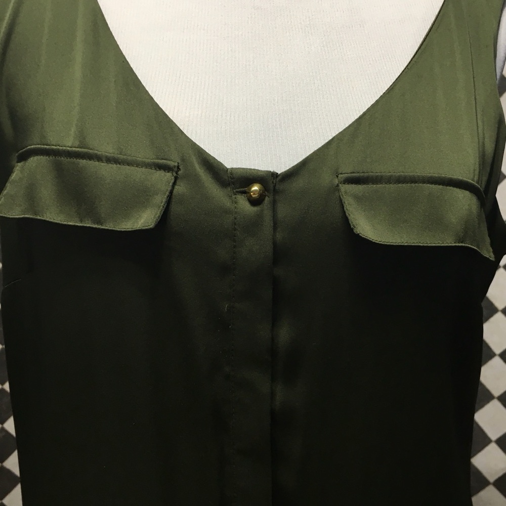 Green midi dress